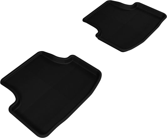 3D MAXpider 2015-2018 Volkswagen Golf Kagu 2nd Row Floormats - Black