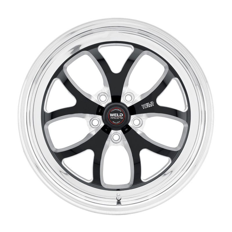 Weld S76 15x8.33 / 5x4.75 BP / 4.5in. BS Black Wheel (Low Pad) - Non-Beadlock