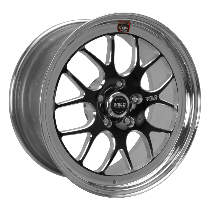 Weld S77 18x10.5 / 5x4.75 BP / 4.1in. BS Black Wheel (High Pad) - Non-Beadlock