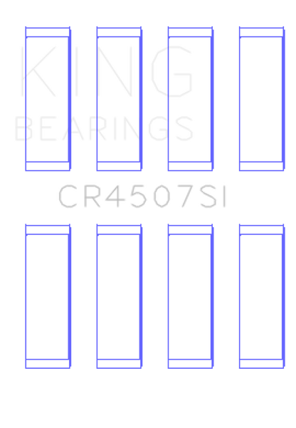 King Mazda MZR 2.3L 16v / Ford Duratec 2.3L 16v (Size +.75) Connecting Rod Bearing Set (Set of 4)