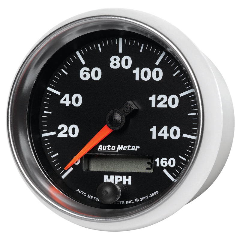 Autometer GS 3-3/8 inch 160 MPH In Dash Speedometer Gauge