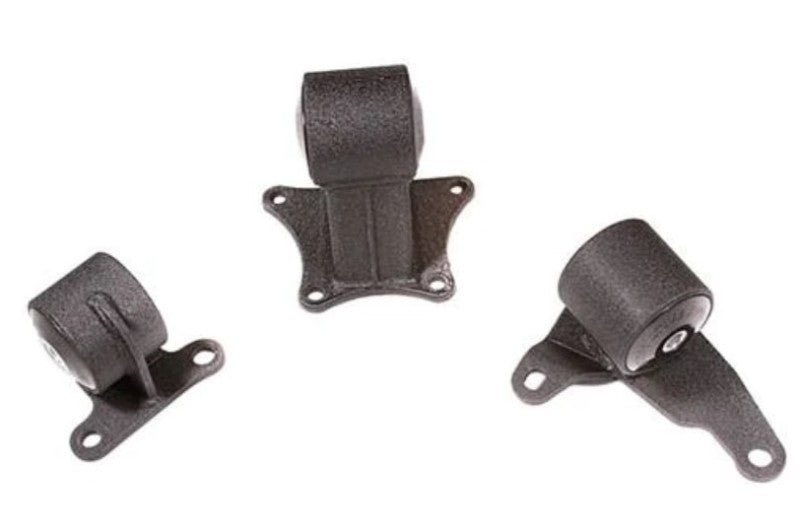 Innovative 90-93 Accord H/F Series Black Steel Mounts 85A Bushings