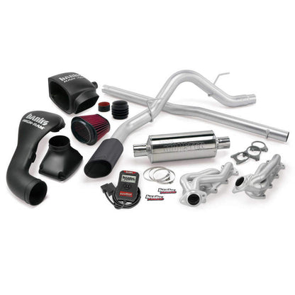 Banks Power 04-08 Ford 5.4L F-150 ECSB PowerPack System - SS Single Exhaust w/ Black Tip