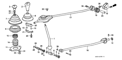 Honda - B/D-Series Shifter Dust Seal