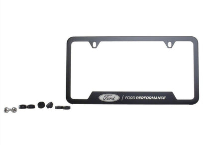 Ford Racing Stainless Steel Ford Performance License Plate Frame - Black