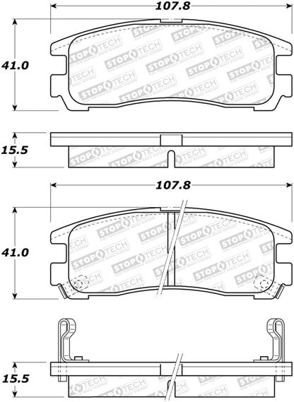 StopTech Street Brake Pads