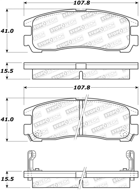 StopTech Street Brake Pads