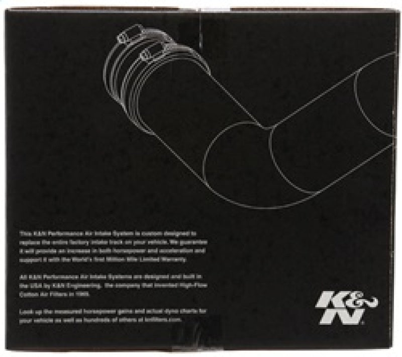 K&N 07-08 Dodge Dakota 3.7L V6 / 07-08 Mitsubishi Raider 3.7L V6 Performance Intake Kit