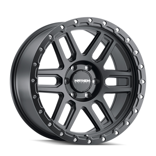 Mayhem 8304 Delta 17x9 / 6x139.7 BP / -12mm Offset / 106mm Hub Matte Black Wheel