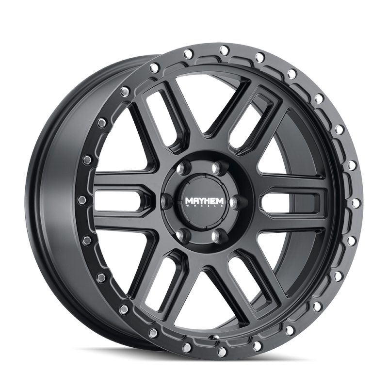 Mayhem 8304 Delta 17x9 / 6x135 BP / 0mm Offset / 87.1mm Hub Matte Black Wheel