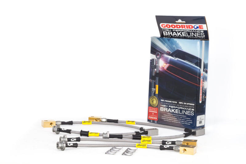 Goodridge 14-17 Nissan GT-R (NISMO Only) SS Brake Line Kit