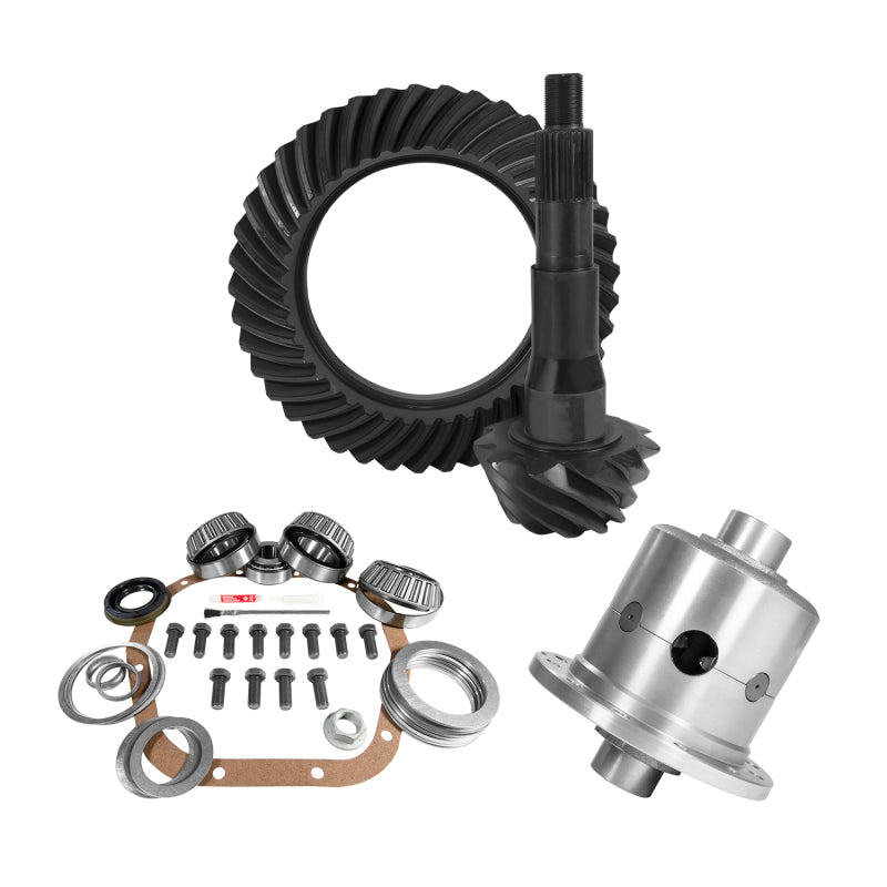 Yukon Gear 10.5in Ford 4.56 Rear Ring & Pinion Install Kit 35 Spline Positraction