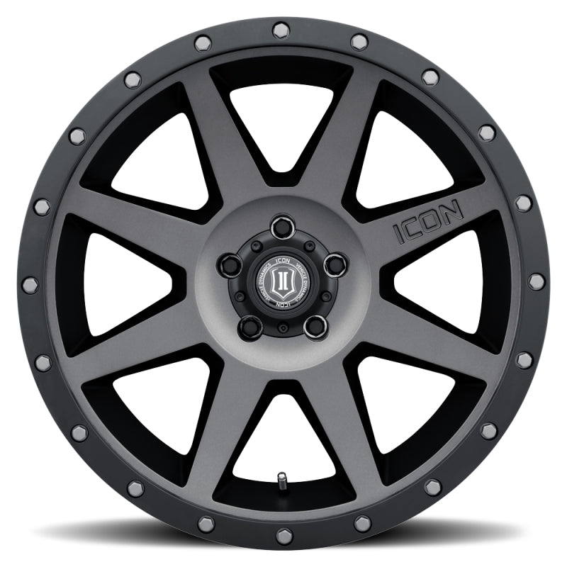 ICON Rebound 20x9 5x5 -12mm Offset 4.5in BS Titanium Wheel