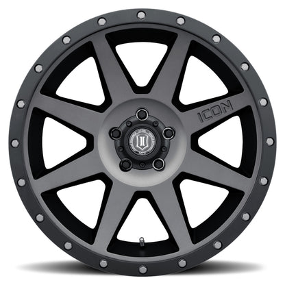 ICON Rebound 20x9 6x5.5 0mm Offset 5in BS Titanium Wheel