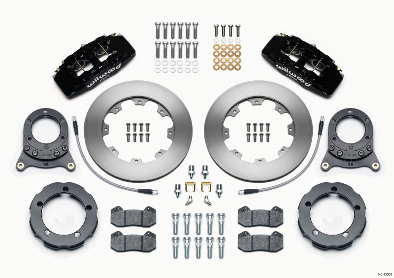 Wilwood Dynapro 6 Front Hat Kit 11.75in Rotor 66-75 Ford Bronco Dana 30/44 w/Lines