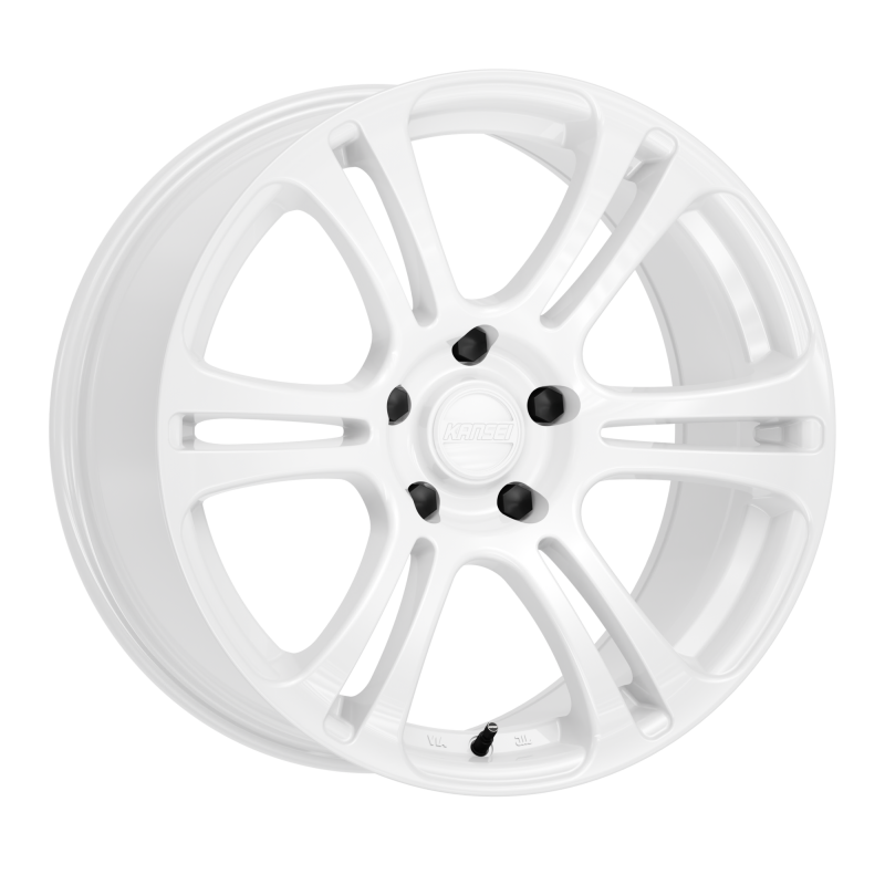 Kansei K16W Neo 18x10.5in / 5x114.3 BP / 22mm Offset / 73.1mm Bore - Gloss White Wheel