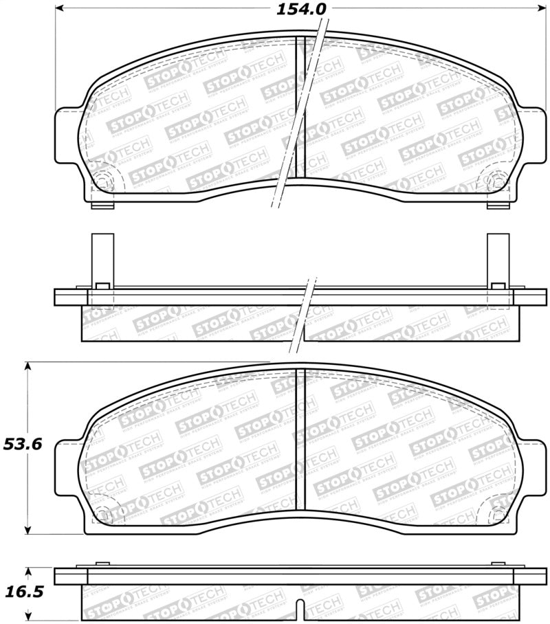 StopTech Street Brake Pads