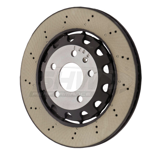 SHW 18-20 Audi RS5 2.9L (Excl Ceramic Brakes) Rear Smooth Lightweight Brake Rotor (8W0615601G)