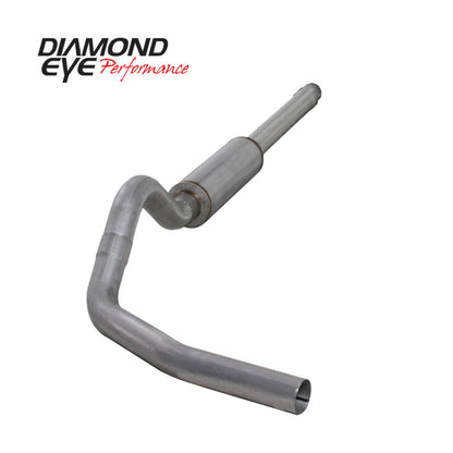 Diamond Eye KIT 4in Catback Single AL: 94-97 FORD 7.3L F250/F350 PWRSTROKE