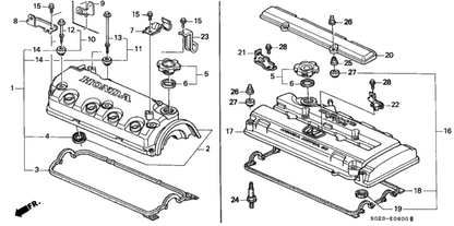 Honda - 96-00 Civic Head Cover Bolt B