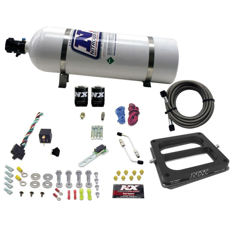 Nitrous Express Dominator/Gasoline Nitrous Kit (50-300HP) w/15lb Bottle