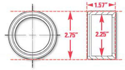 SPC Performance Weld-In Ring Kit 2.25 in. ID