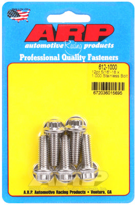 ARP - 5/16 Inch -18 x 1.000 12pt SS Bolts (5/pkg)