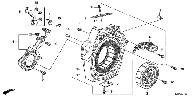 Honda - B-Series Flywheel Bolt