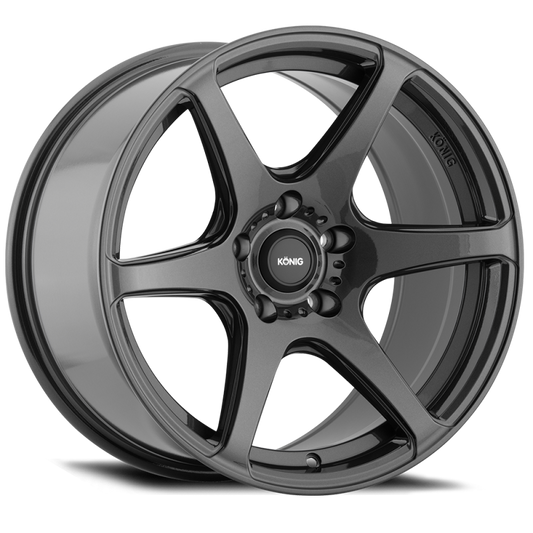 Konig Tandem 18x8 5x108 ET43 Gloss Graphite