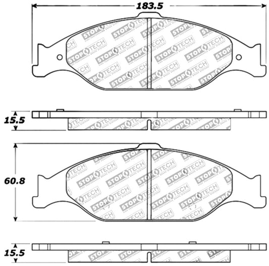 StopTech Performance Brake Pads