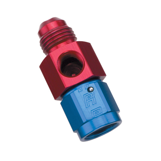 Russell Performance -10 AN Fuel Pressure Take off (Red/Blue)