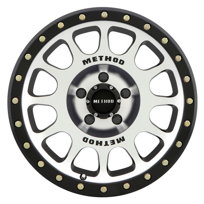 Method MR305 NV 16x8 0mm Offset 5x4.5 83mm CB Machined/Black Street Loc Wheel