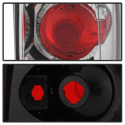 Spyder Cadillac Escalade SUV (Not EXT)02-06 Euro Style Tail Lights Chrome ALT-YD-CE02-C