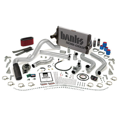 Banks Power 95.5-97 Ford 7.3L Man PowerPack System - SS Single Exhaust w/ Black Tip