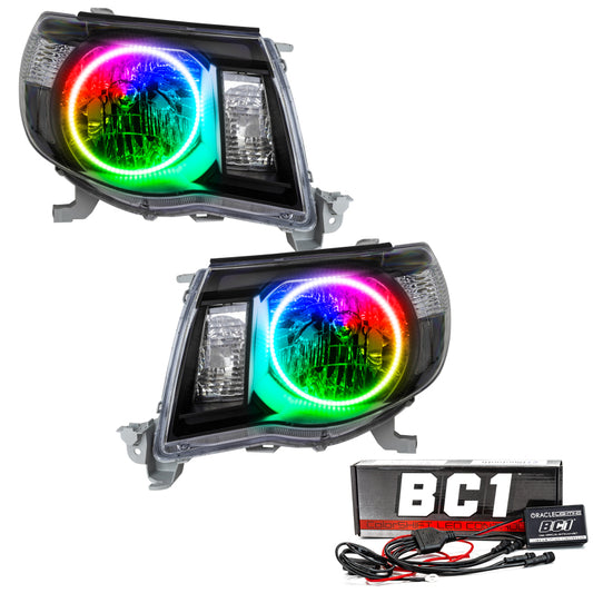 Oracle 05-11 Toyota Tacoma SMD HL - Black - ColorSHIFT w/ BC1 Controller SEE WARRANTY