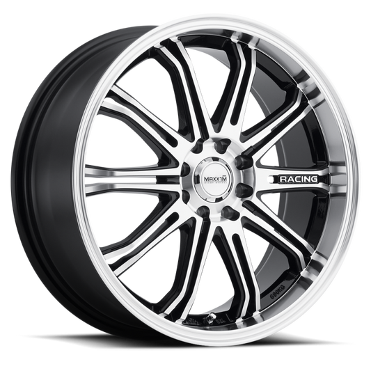 Maxxim Ferris 17x7 10x100/114.3 ET40 Black Machine Face