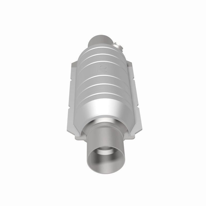 MagnaFlow Univ Cat Conv 2in Inlet/Outlet Ctr/Ctr Round 11in Body L x 5.125in W x 15in Overall L