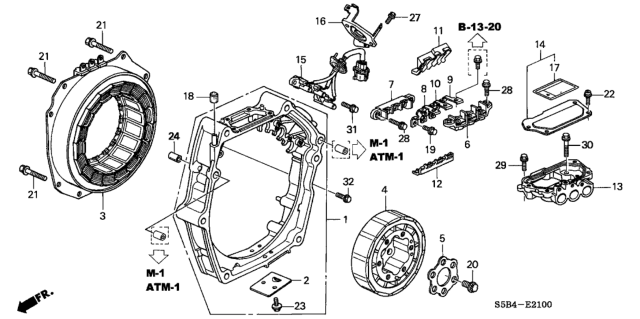 Honda - D-Series 12mm Clutch Flywheel Bolt