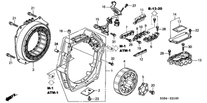 Honda - D-Series 12mm Clutch Flywheel Bolt