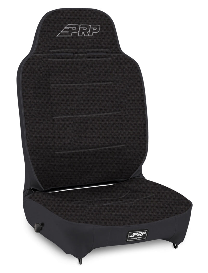 PRP Enduro High Back Reclining Suspension Seat (Passenger Side) - All Black