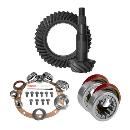 Yukon 8.6in GM 4.11 Rear Ring & Pinion Install Kit Axle Bearings and Seal