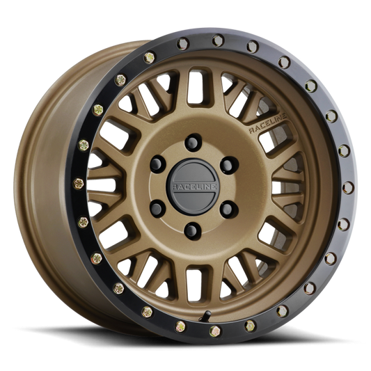 Raceline 951BZ Ryno 16x8in / 5x114.3 BP / 0mm Offset / 72.62mm Bore - Bronze Wheel