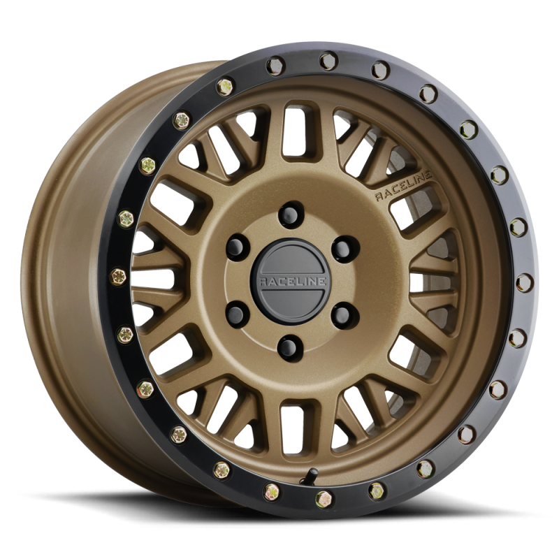 Raceline 951BZ Ryno 17x9in / 8x170 BP / -12mm Offset / 125.2mm Bore - Bronze Wheel