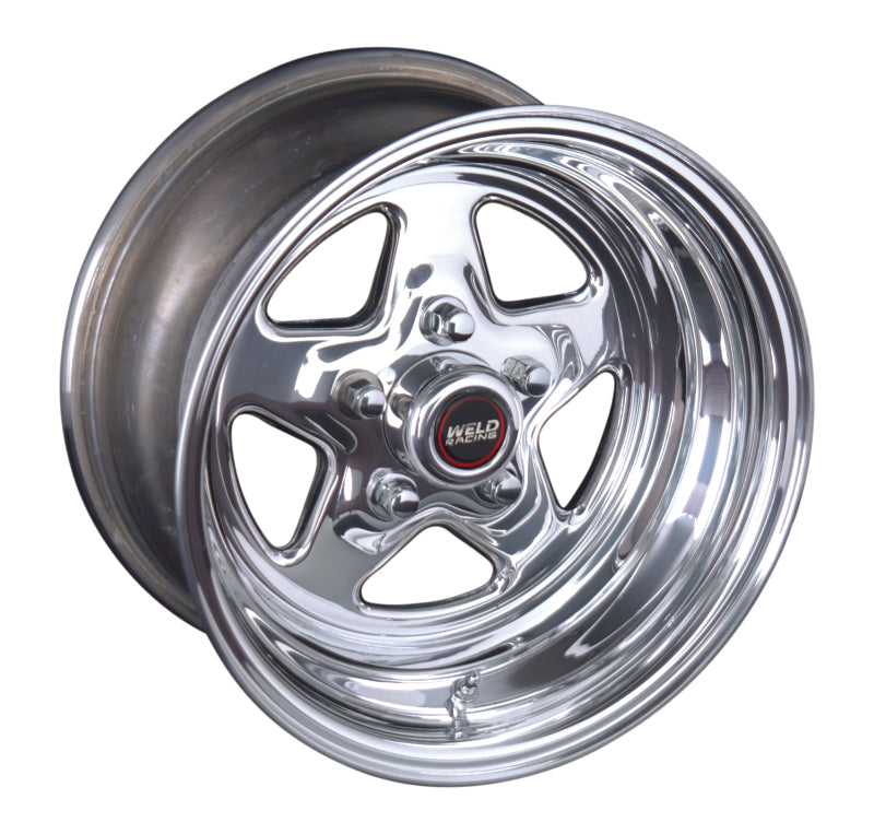 Weld ProStar 15x15 / 5x4.5 BP / 5.5in. BS Polished Wheel - Non-Beadlock