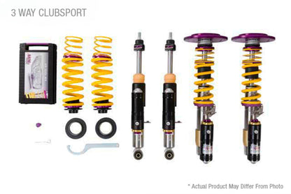 KW Porsche 911 GT3RS 991.2 With OE NoseLift Clubsport Coilover Kit 3-Way