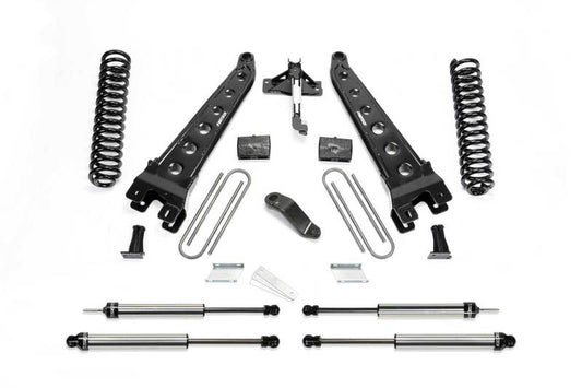 Fabtech 17 Ford F450/F550 4WD Diesel 6in Rad Arm Sys w/Coils & Dl Shks