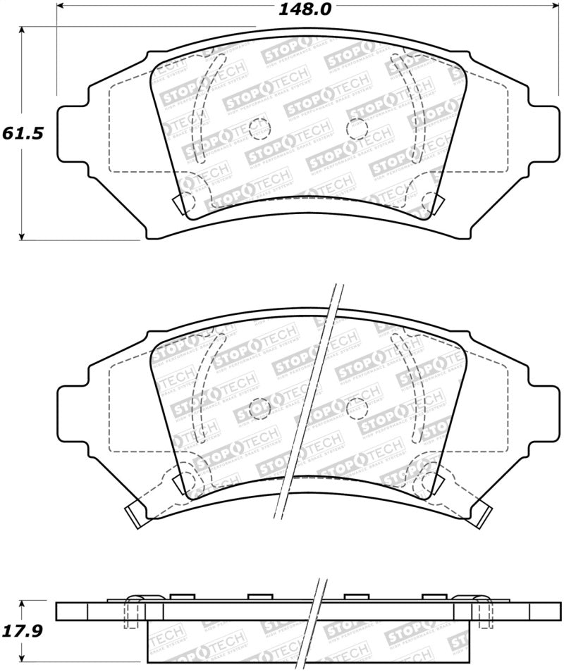 StopTech Street Brake Pads