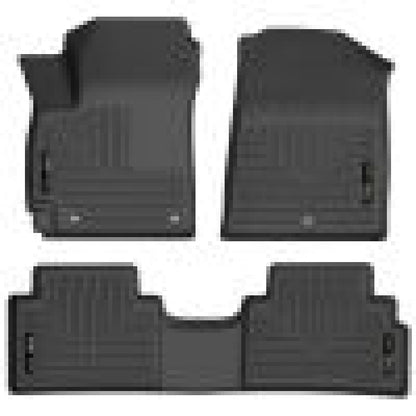 Husky Liners 20-21 Kia Soul Weatherbeater Series Front & 2nd Seat Floor Liners - Black