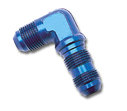 Russell Performance -6 AN 90 Degree Flare Bulkhead (Blue)