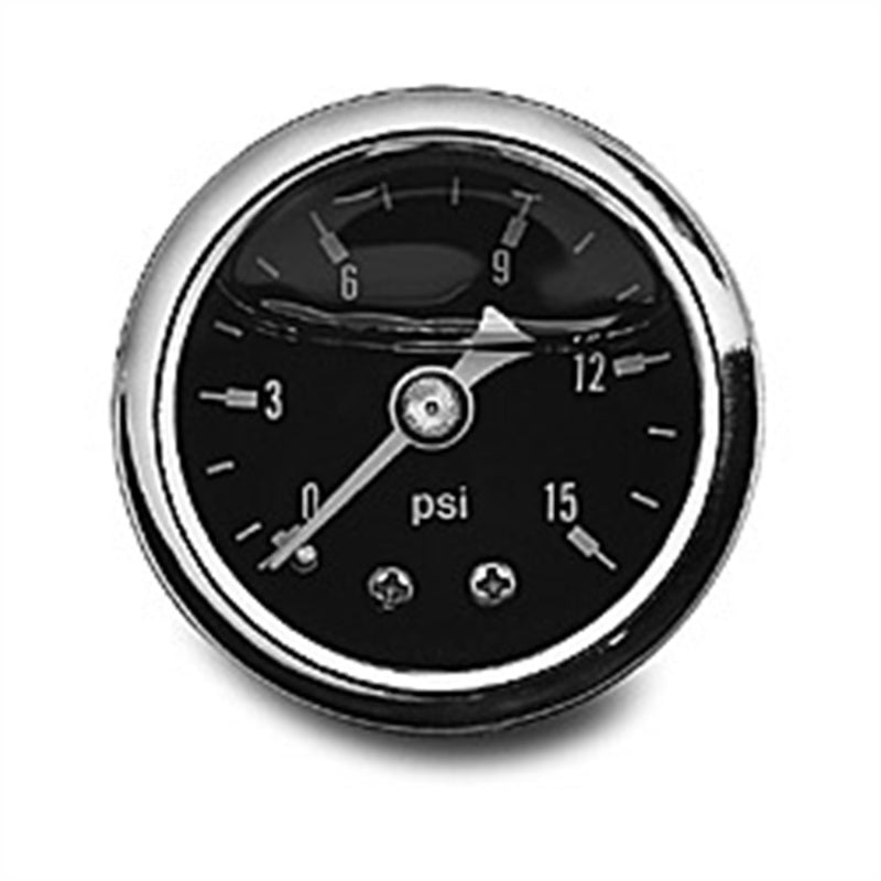 Russell Performance 15 psi fuel pressure gauge (Liquid-filled)